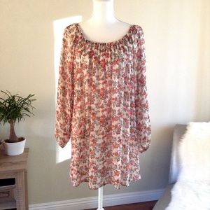 Floral Chiffon Top